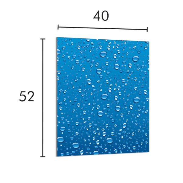GLAS SKÆREBRÆT 40x52 Drops