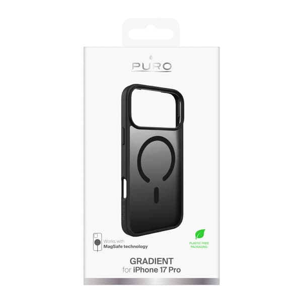 iPhone 17 Pro TPU Gradient MagSafe-cover - Sort