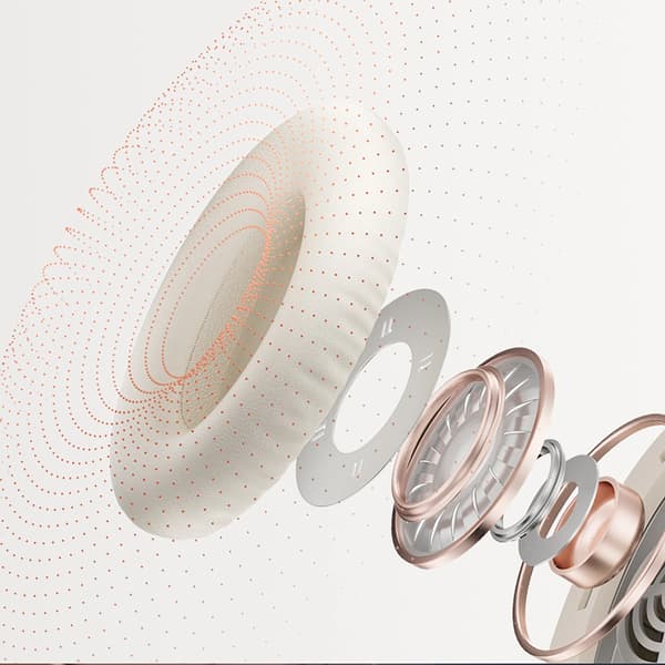 H2 Pro ENC Bluetooth trådløse over-ear hovedtelefoner - hvide