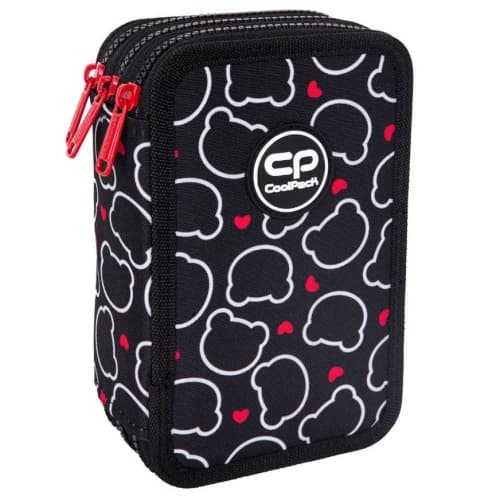 Trippeldäckarpennfodral med utrustning CoolPack Jumper 3 BEAR