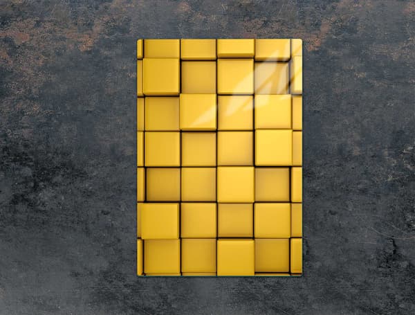 SKÄRBRÄDA I GLAS 35x52 MÖNSTER