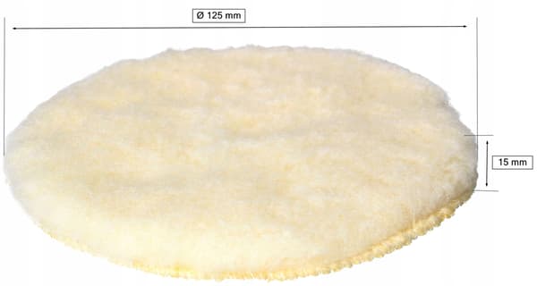 Polermaskin hårskiva 125 mm
