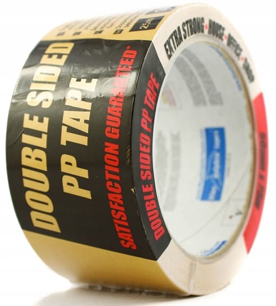 BLÅ DELFINS dobbeltklæbende tape til PP-måtter 50 mm