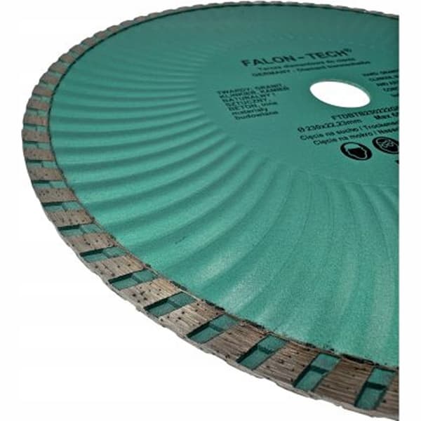 Falon-Tech 230x22,23 mm segmenteret diamantklinge til beton og sten