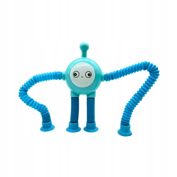 MEGADIDI SENSORY ROBOT poprør strækbart RØR SUGEKOPP