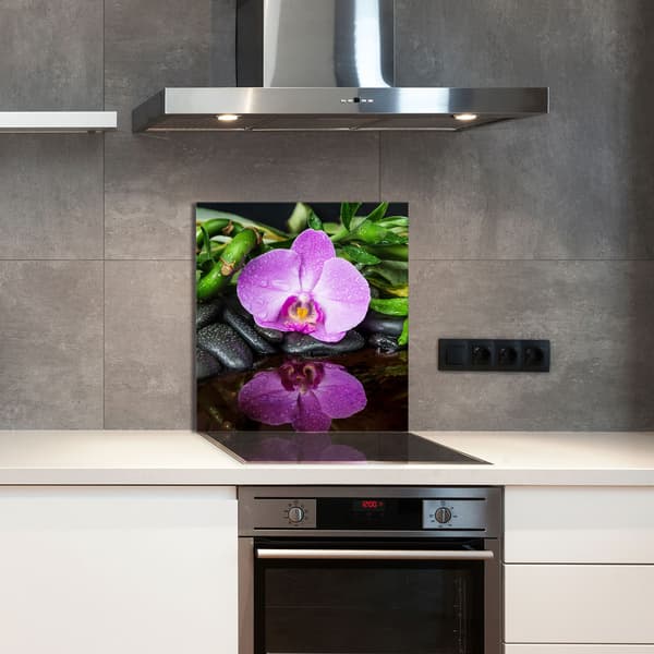 KEITTIÖN LASIPANEELI 60x65 Orchid