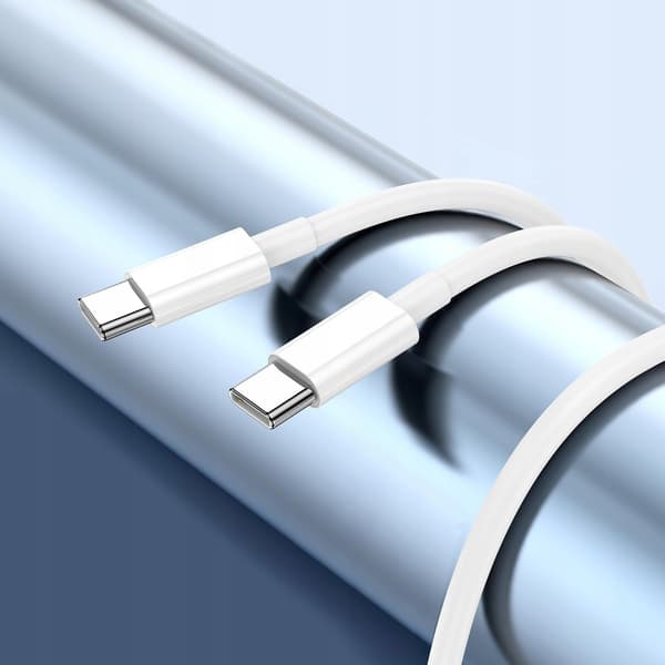 HURTIG USB-C-USB-C KABEL STÆRKT KABEL TIL TELEFON COMPUTER 100W 200cm PD
