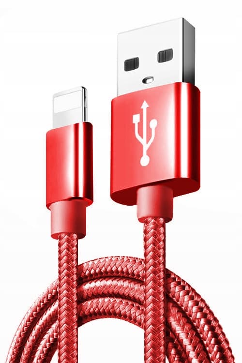 LIGHTNING USB-KAAPELI IPHONE QUICK CHARGE 3.0 KOANNI KB2_CZERWONY