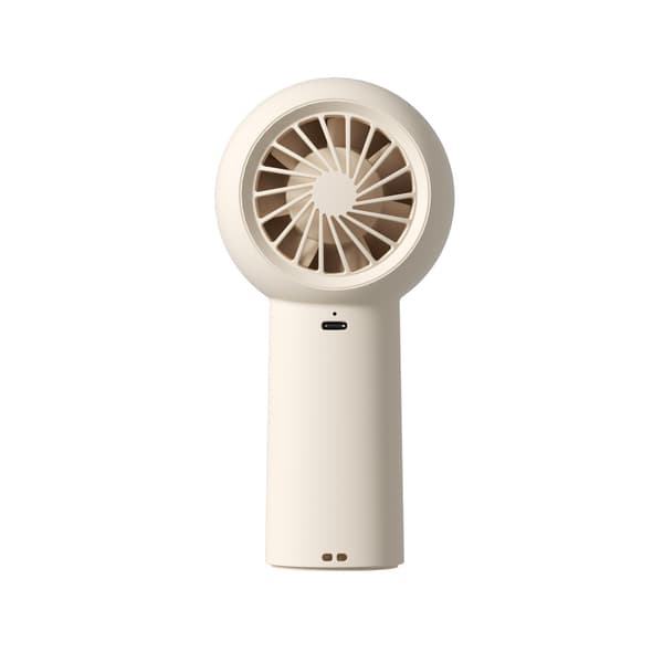 Mini Ventilator Bærbar USB-C 4000mAh Ventilator - Beige