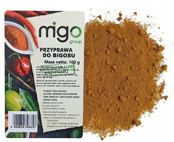 Bigos krydderi (100g) - MIGOgroup