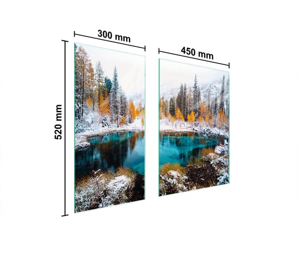 GLASBESKYTTELSESPLADE 75x52 VISNING