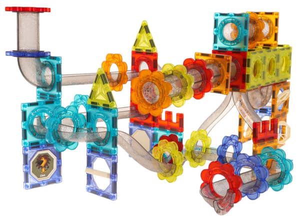 Magnetiska block boll lysande set 176 delar.