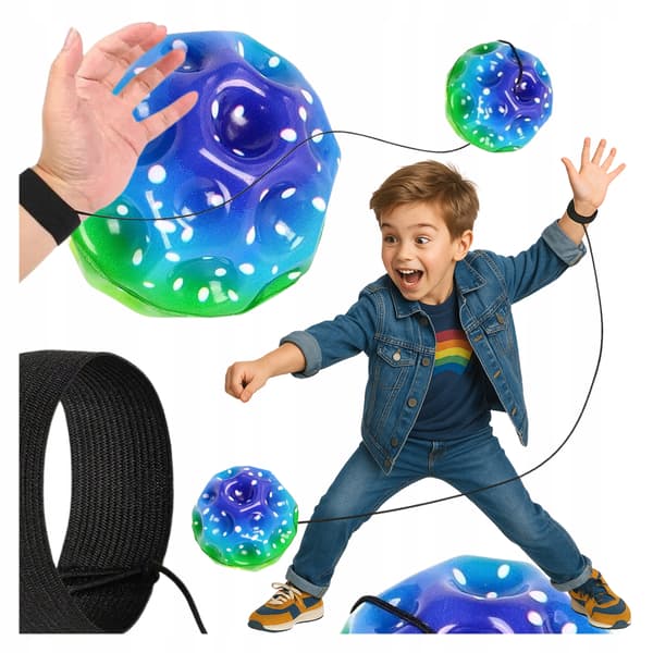 GALAXY BALL på elastik GALAXY BALL METEOR rumøvelsesbold