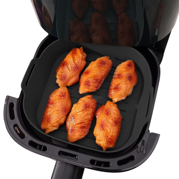SILIPOT SQUARE BLACK airfryer-indsatser