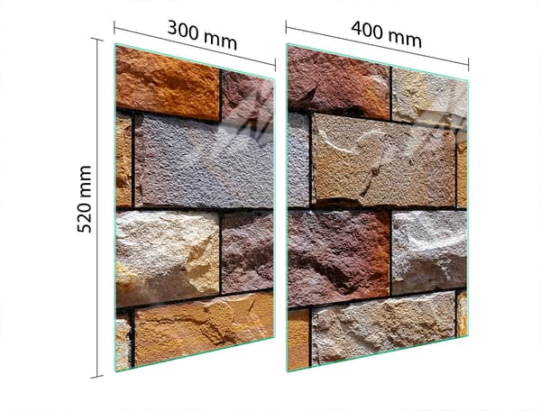LASINEN SUOJALEVY LIEDELLE 70X52 TIILIMUITU