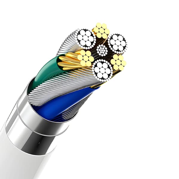 USB-A 2.1A vægoplader + USB-A - microUSB-kabel - hvid