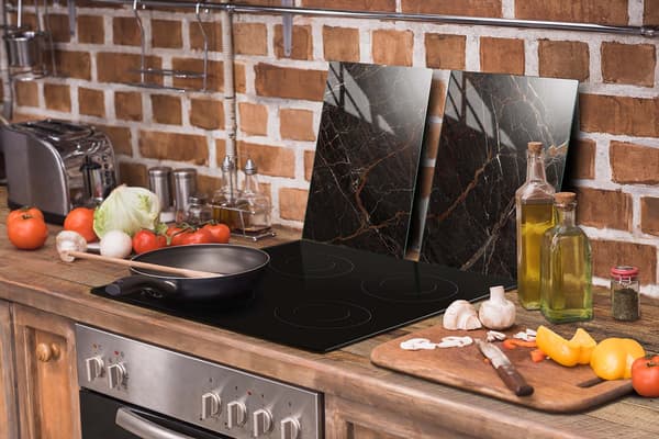 GLASSKYDDSSKIVA FÖR KÖK 65x52 MARMOR