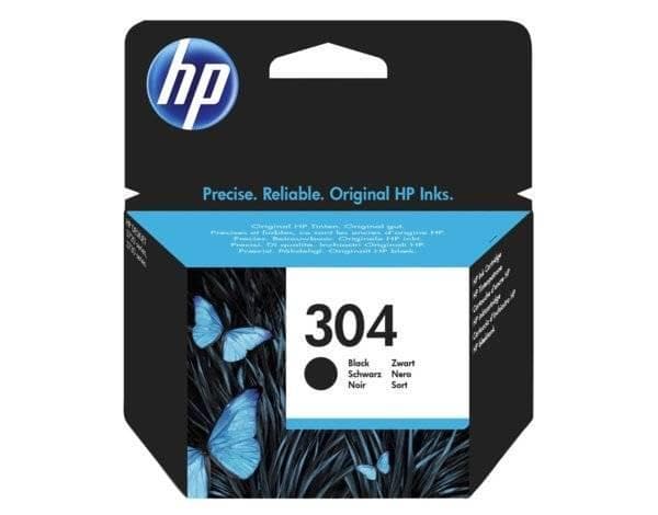 HP 304 svart bläck