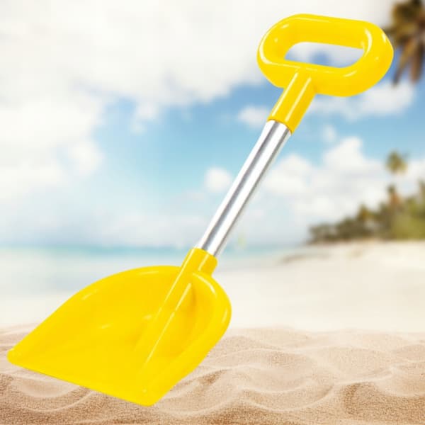 Megadidi strandsandspade 37 cm solid aluminiumhandtag