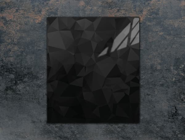 SKÄRBRÄDA I GLAS 45x52 SVART