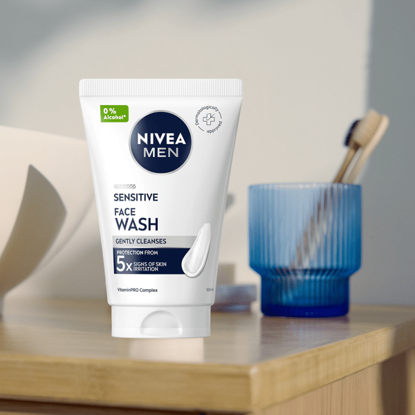 NIVEA MEN Sensitive rensegel til ansigt 100 ml