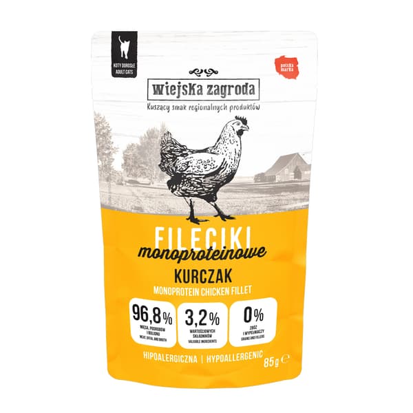 Våtfoder för katter Rural Farm Chicken 24x85g