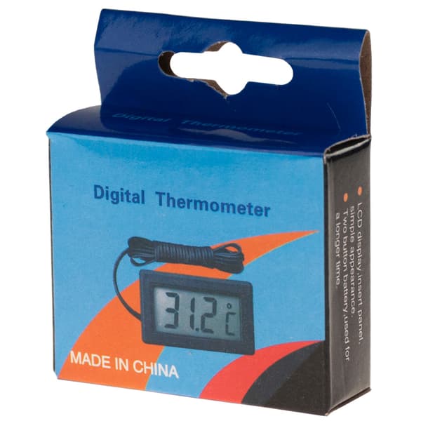 AF23 LCD ELEKTRONISK TERMOMETER MED AKVARIUMSONDE