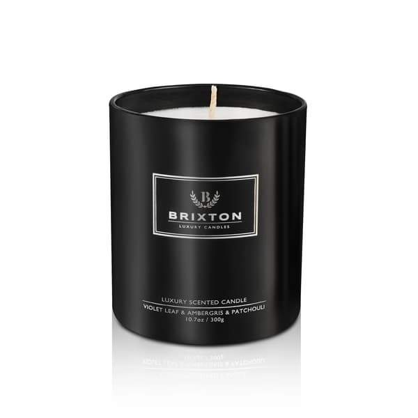 BRIXTON Doftljus 300g Violblad & Ambra & Patchouli Dofter