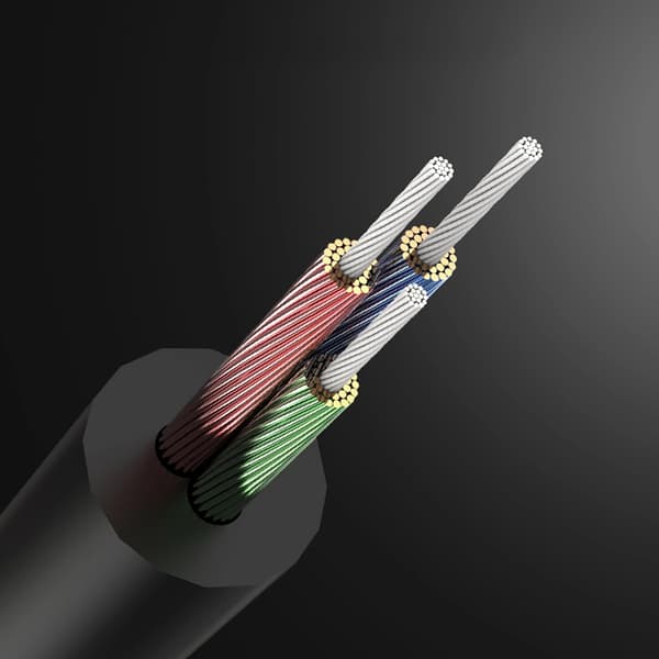 AUX mini jack lydkabel 3,5 mm 3m - sort