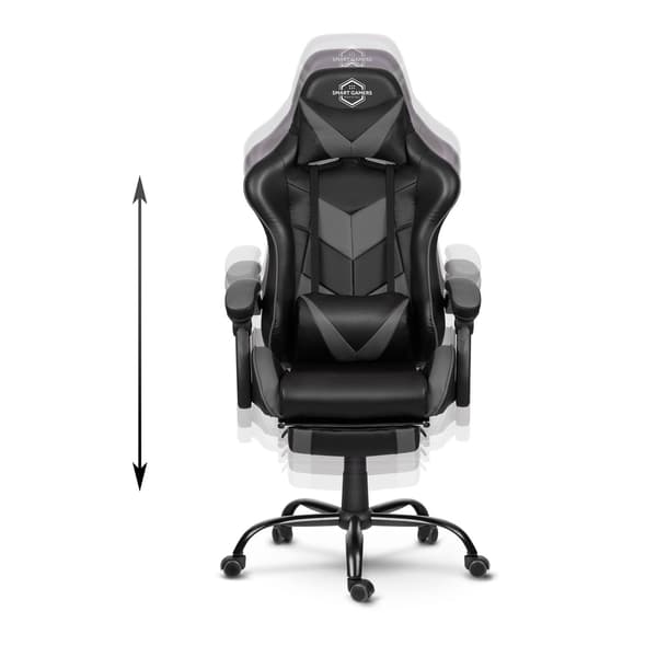 Sofotel Cerber gaming kontorstol sort og grå