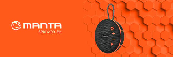 Manta SPK02GO bärbar Bluetooth-högtalare