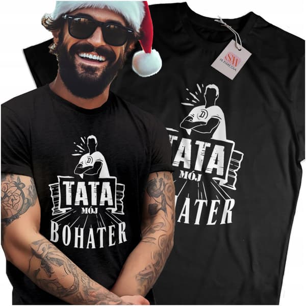 FARS DAG GAVE T-SHIRT TIL FAR MIN HELT SUPERMATERIALE