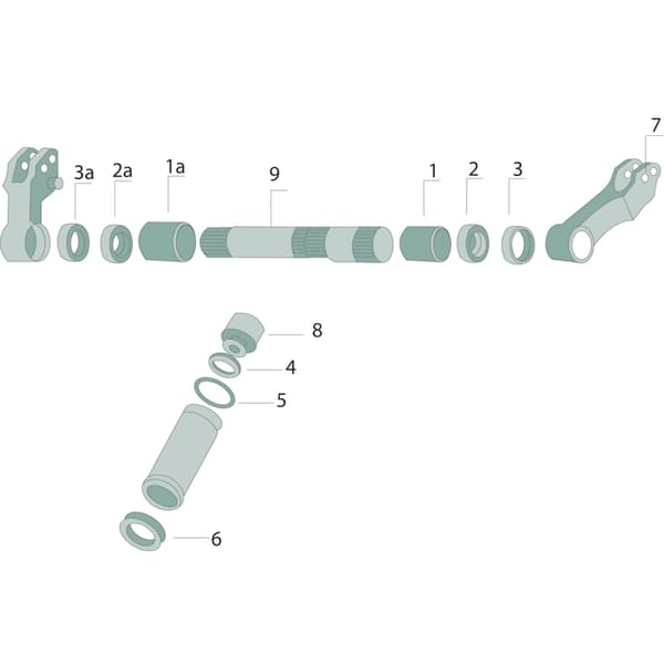 Lyftarkolv o-ringstätning 99x3mm för Case IH 3057615R1