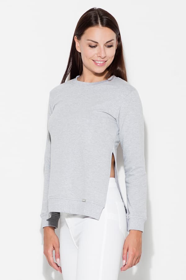 K347 bluse grå XL