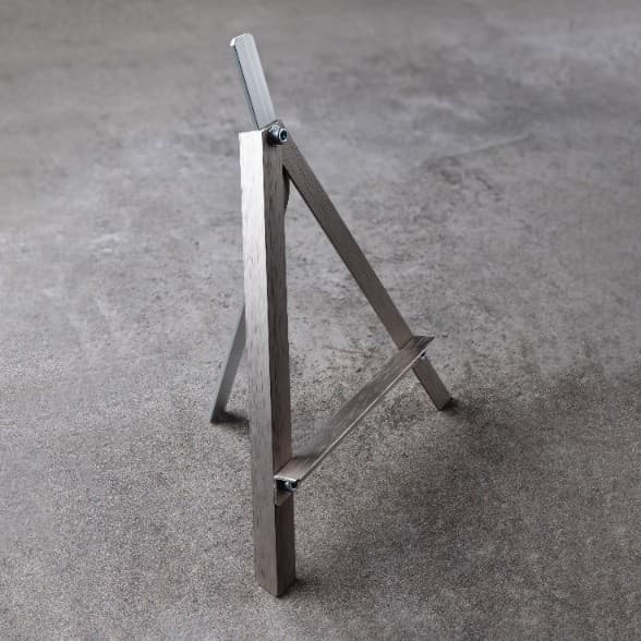 Space Plate Stand - 20×20 cm (sølv)