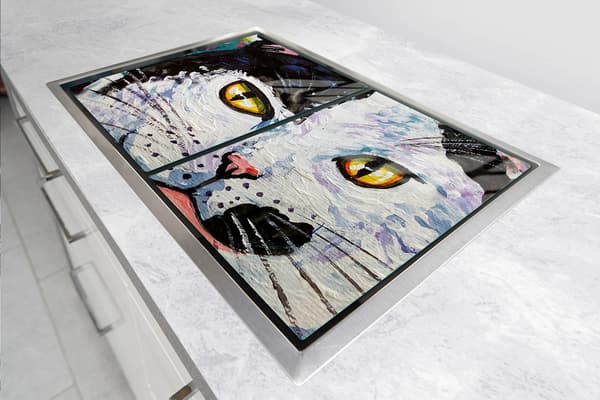 GLASBESKYTTELSESPLADE TIL KOMFUR 70x52 KAT.