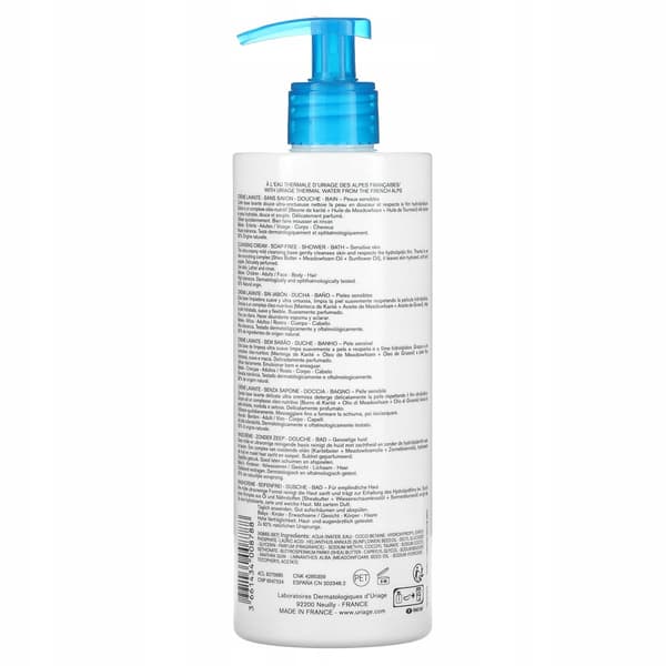URIAGE Eau Thermale Rensecreme 500ml