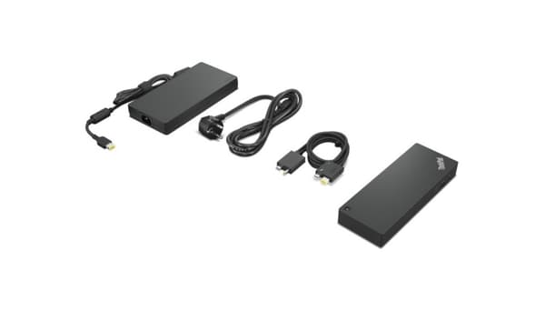 Lenovo ThinkPad Thunderbolt 4 Workstation Dock 230W (40B00300EU) Dockingstation, Sort