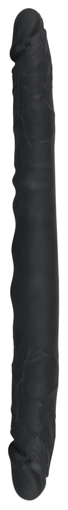 Bad Kitty Svart Silikon Dubbeldildo 40 CM