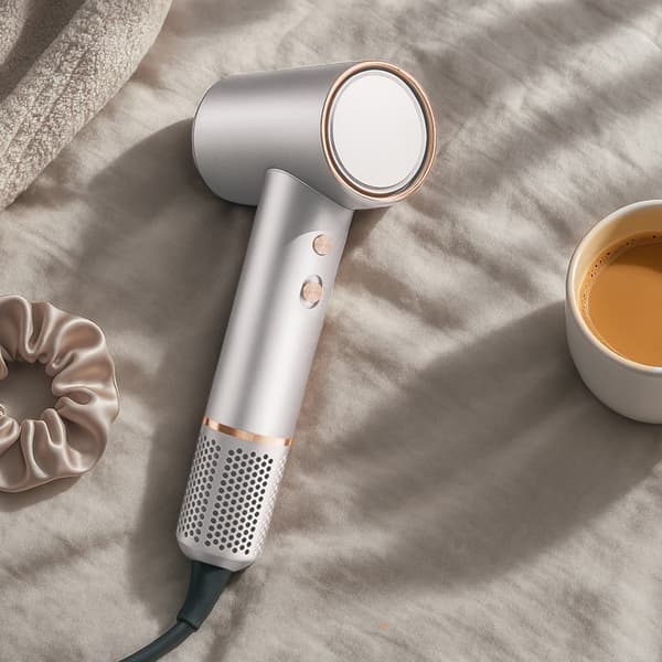 Joniserande hårtork med diffusor H100 1500W - Vit