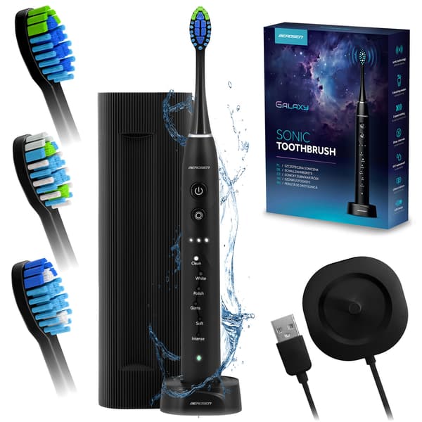 Berdsen Galaxy Sonic Tandborste Svart