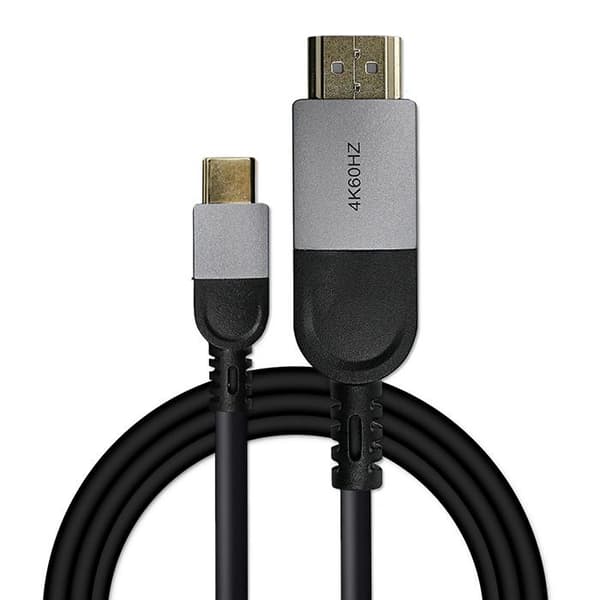 Qoltec USB-C - HDMI -sovitinkaapeli, nopea 4K-sovitin | 60Hz | 32AWG | 2m