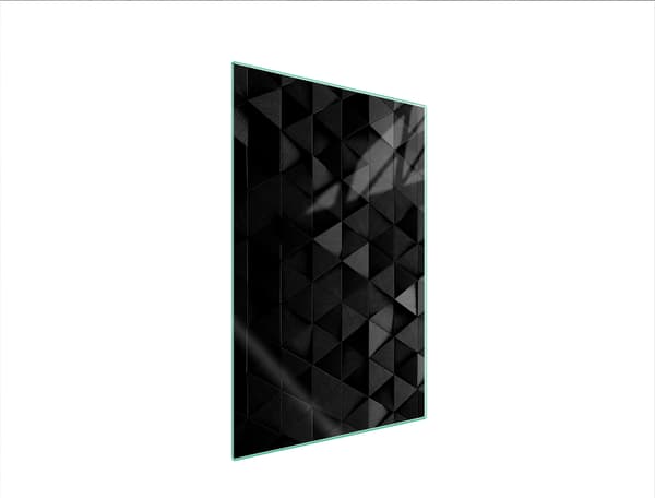 SKÄRBRÄDA I GLAS 35x52 SVART