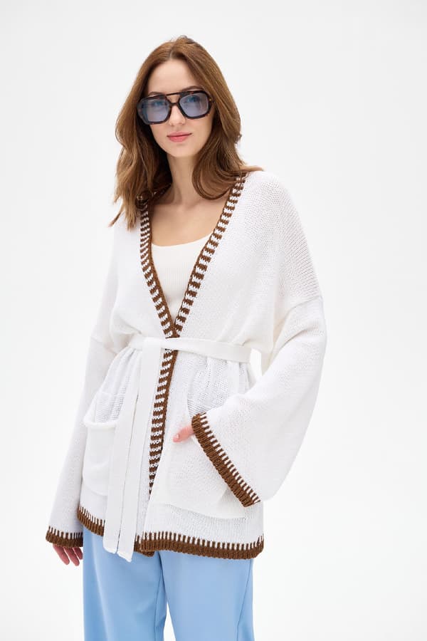Rea Toffee Universal Cardigan til Kvinder