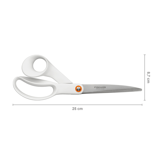 FISKARS FUNCTIONAL FORM Universal skræddersaks, skarp, stål, 25 cm
