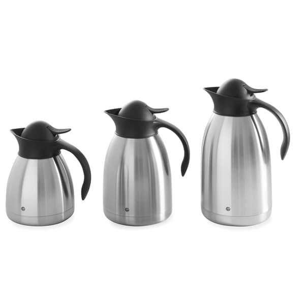 Termokande til kaffe, dobbeltvægget, stål, 2L - Hendi 446706