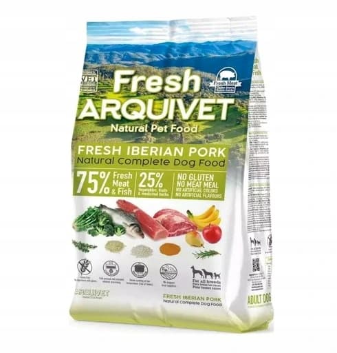 ARQUIVET Färskt hundfoder Fläsk och havsfisk halvmoist 2x2,5kg