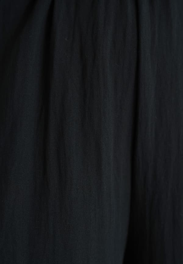 Damjumpsuit med vide ben, bælte, sort, størrelse S/M