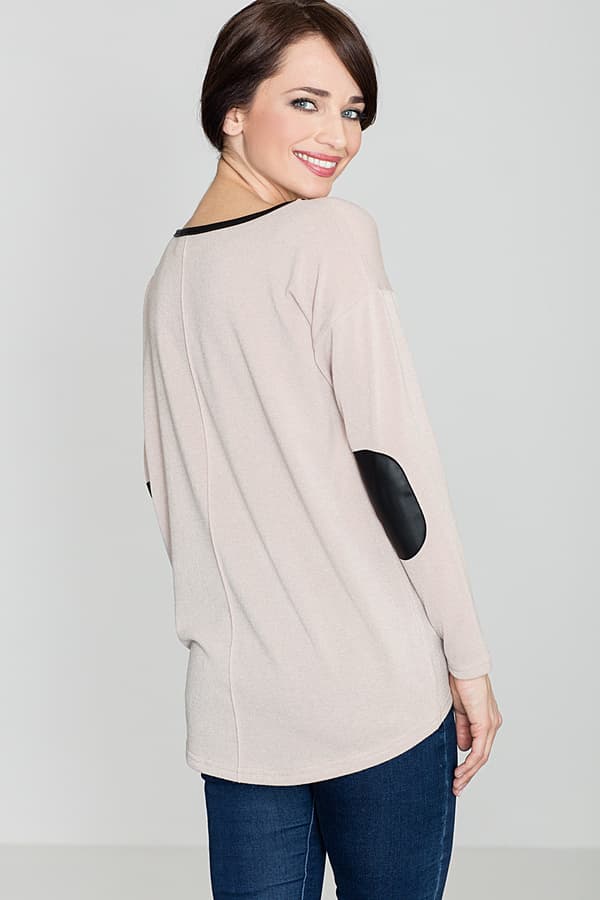 K118 Beige tröja L