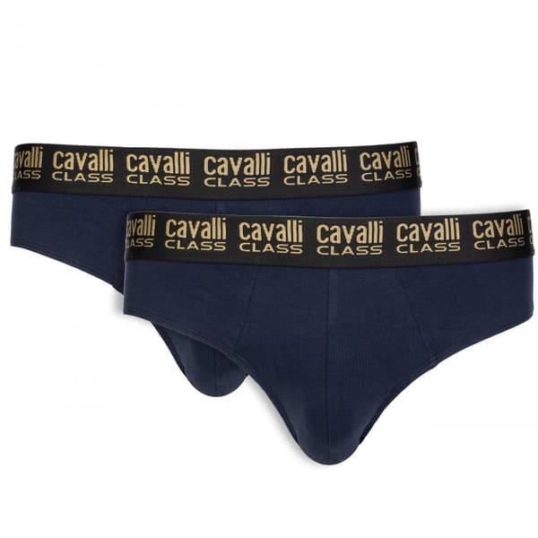 CAVALLI CLASS 2-PACK herrtrosor MARINBLÅ - Storlek: XXL